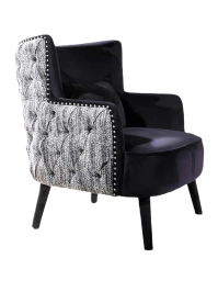 Кресло Барон NH1849, 82х82х90 см, черный