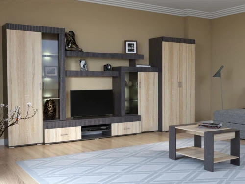 Стенка «Марк», Тик/дуб сонома