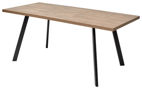 Стол BRICK M 120 Дуб Канзас/ Черный М-City