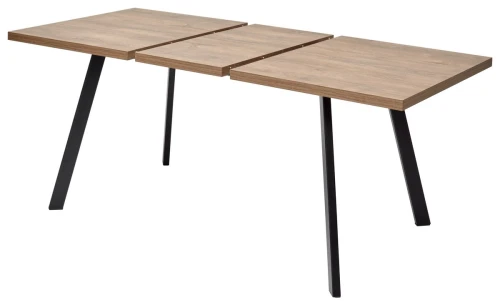 Стол BRICK M 120 Дуб Канзас/ Черный М-City