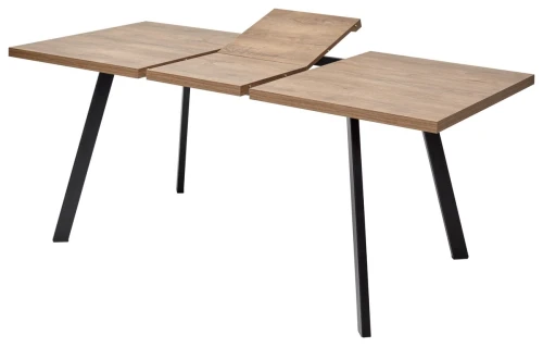 Стол BRICK M 120 Дуб Канзас/ Черный М-City