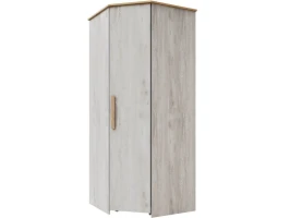 Шкаф «Скандинавия» КМК 0905.12, бетон пайн светлый/ дуб наварра