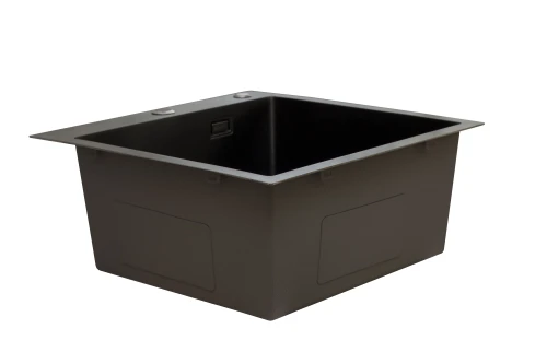 Кухонная мойка из нержавейки BLANTEK LS-5050B Nano black