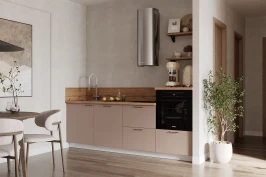 Готовая кухня КГ 2400 Эмаль, Крем  Арника РМ в.3