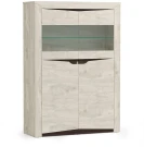 33.15 Лючия шкаф комбинированный бетон/венге