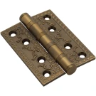 Петля для межкомнатной двери Bravo HZ-10-4BB ABB Античная МатБронза