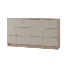 Комод Эмилия КМ-04, Дуб смоки, Айриш