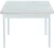Симпл стол обеденный раскладной / бетон белый/белый