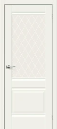 Межкомнатная дверь хард флекс BRAVO Прима-3 White Mix White Сrystal