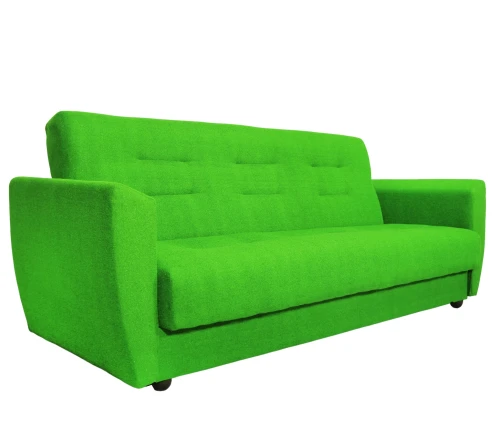 Диван Лира 140 зеленый ППУ