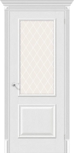 Межкомнатная дверь экошпон ĒLPORTA Классик-13 Virgin White Сrystal