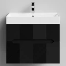 Тумба Элато 70 подвесной, Дуб цвет 27 Vodok с раковиной в комплекте