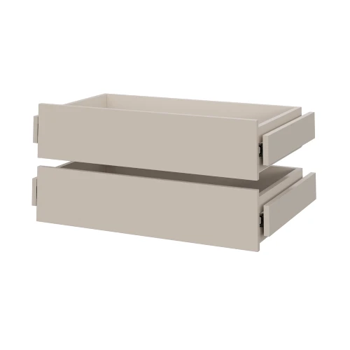 Шкаф распашной с наполнением (5 полок + 2 ящика) ШК 5 (800), Меланж