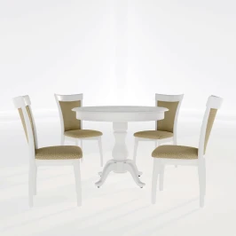 Обеденная группа Тулон белая, Атина