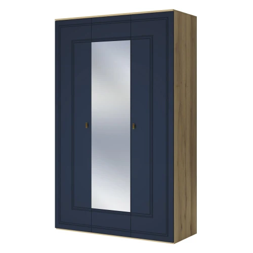 Шкаф Вега Сапфир 3дв, темно-синий