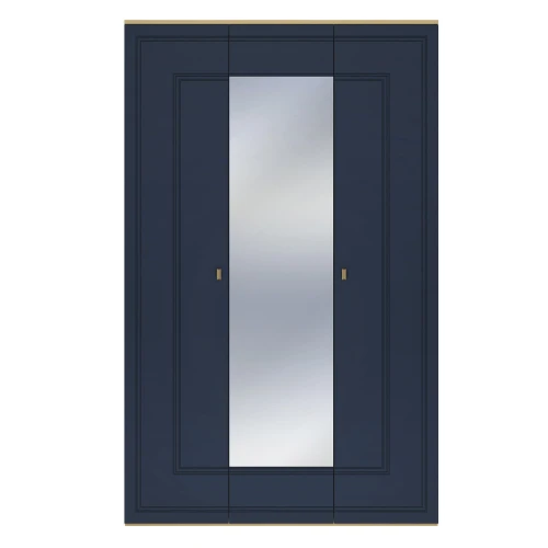 Шкаф Вега Сапфир 3дв, темно-синий