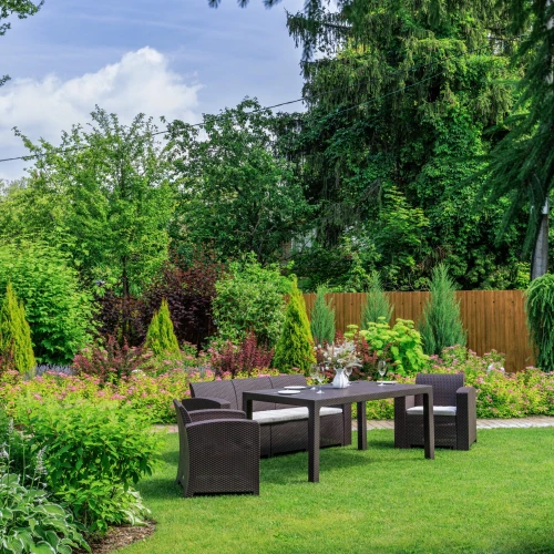 Обеденный комплект LANA LUX DINING S коричневый