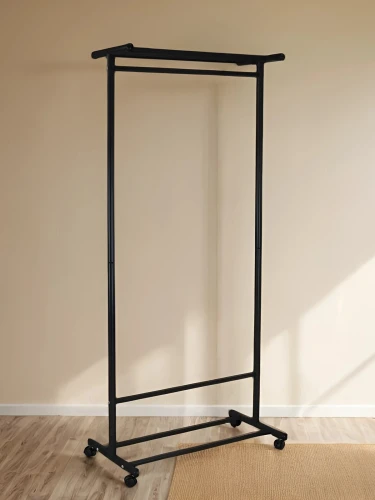 Вешалка напольная на колесах М 9 чёрный
