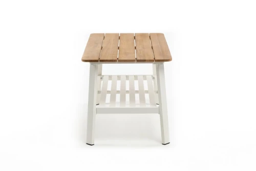 Кофейный стол из алюминия CONCORDE белый  Joygarden