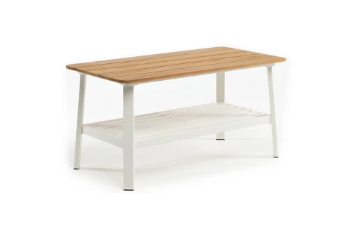 Кофейный стол из алюминия CONCORDE белый  Joygarden