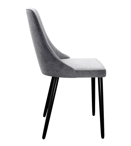 Стул DikLine 286 TW09 светло-серый, ножки черные