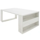 Стол журнальный BeautyStyle 25 дуб крафт белый без стекла