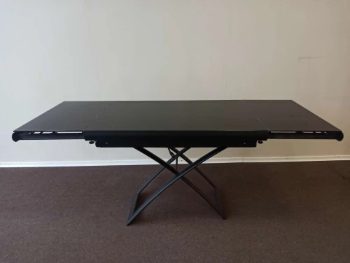 Cтол-трансформер B2293-2 газлифт черное стекло