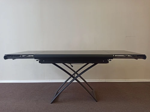 Cтол-трансформер B2293-2 газлифт черное стекло