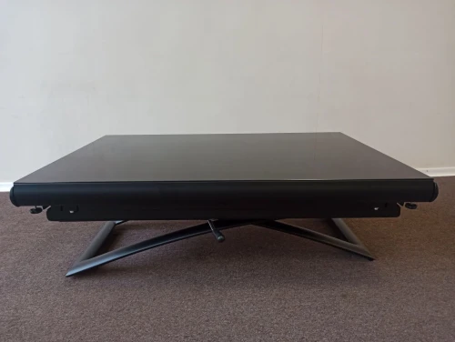 Cтол-трансформер B2293-2 газлифт черное стекло