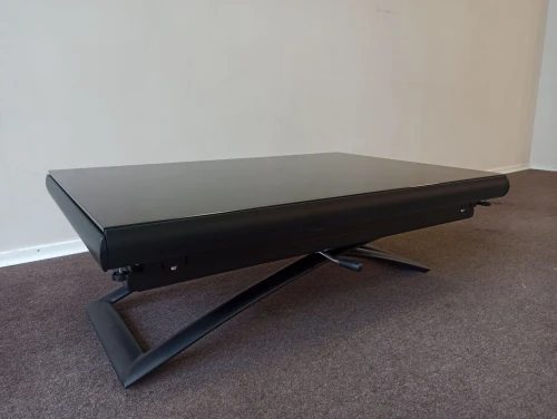 Cтол-трансформер B2293-2 газлифт черное стекло