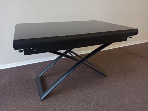 Cтол-трансформер B2293-2 газлифт черное стекло