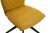 DC876 Стул мягкий поворотный., ГОРЧИЧНЫЙ#BREGO77/YUMA38, каркас металл черный КВАДРА