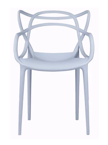 DC459 Стул пластиковый литой, СЕРЫЙ#5902