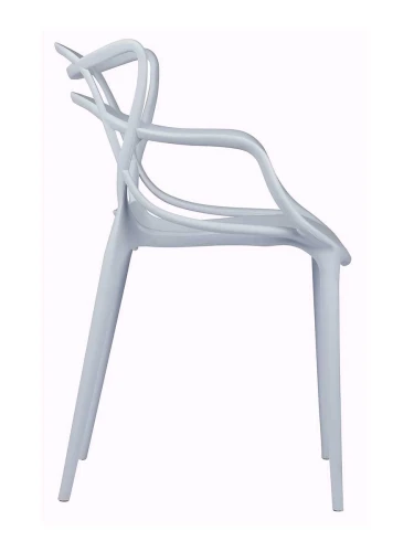 DC459 Стул пластиковый литой, СЕРЫЙ#5902
