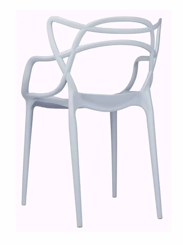 DC459 Стул пластиковый литой, СЕРЫЙ#5902