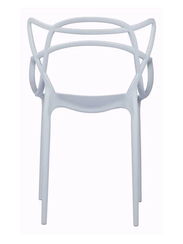 DC459 Стул пластиковый литой, СЕРЫЙ#5902