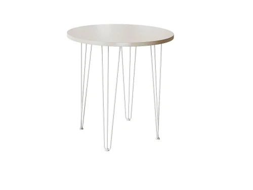 Стол обеденный круглый TLC-2.2 Cashmere In 2S White 732*750*750