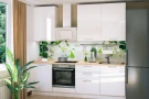 Кухня Ксения 2400 белый глянец, комплектация 1