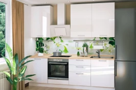 Кухня Ксения 2400 белый глянец, комплектация 1 Кухня Ксения 2400 белый глянец, комплектация 1