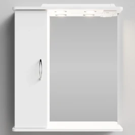 Зеркало Колумбия 65, белая, левая