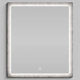 Зеркало Лайт 70, Серый камень ПВХ 57806