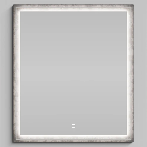 Зеркало Лайт 70, Серый камень ПВХ 57806