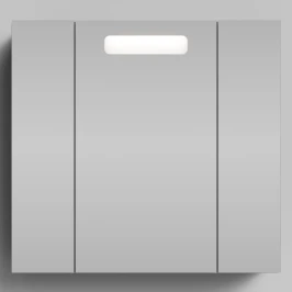 Зеркало Мальта 80, черный глянец