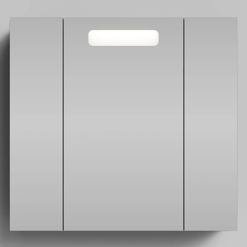 Зеркало Мальта 80, черный глянец