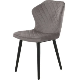 Стул «Вилла», велюр Бренди мансун, каркас черный