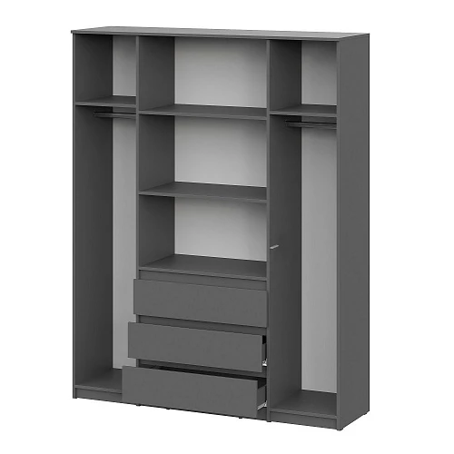 Шкаф для одежды и белья Денвер, графит