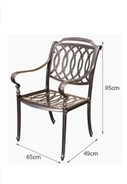 Кресло из литого алюминия Опус(Opus)