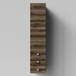 Пенал Квадро 35 подвесной, Дуб крымский коричневый ПВХ 131005-9005, левый