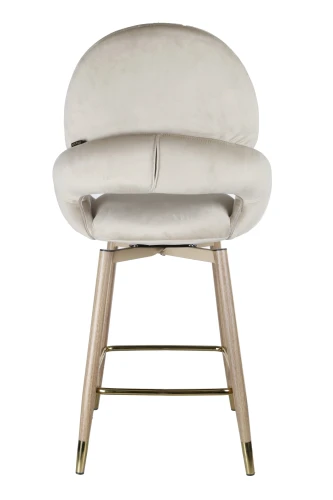 Стул барный Виола BS1376-BG-4, бежевый/орех