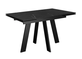 Стол DikLine SKM110 Керамика Черный мрамор/опоры черные